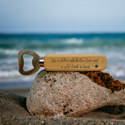 Personalised Bottle Opener – Drink & Dog