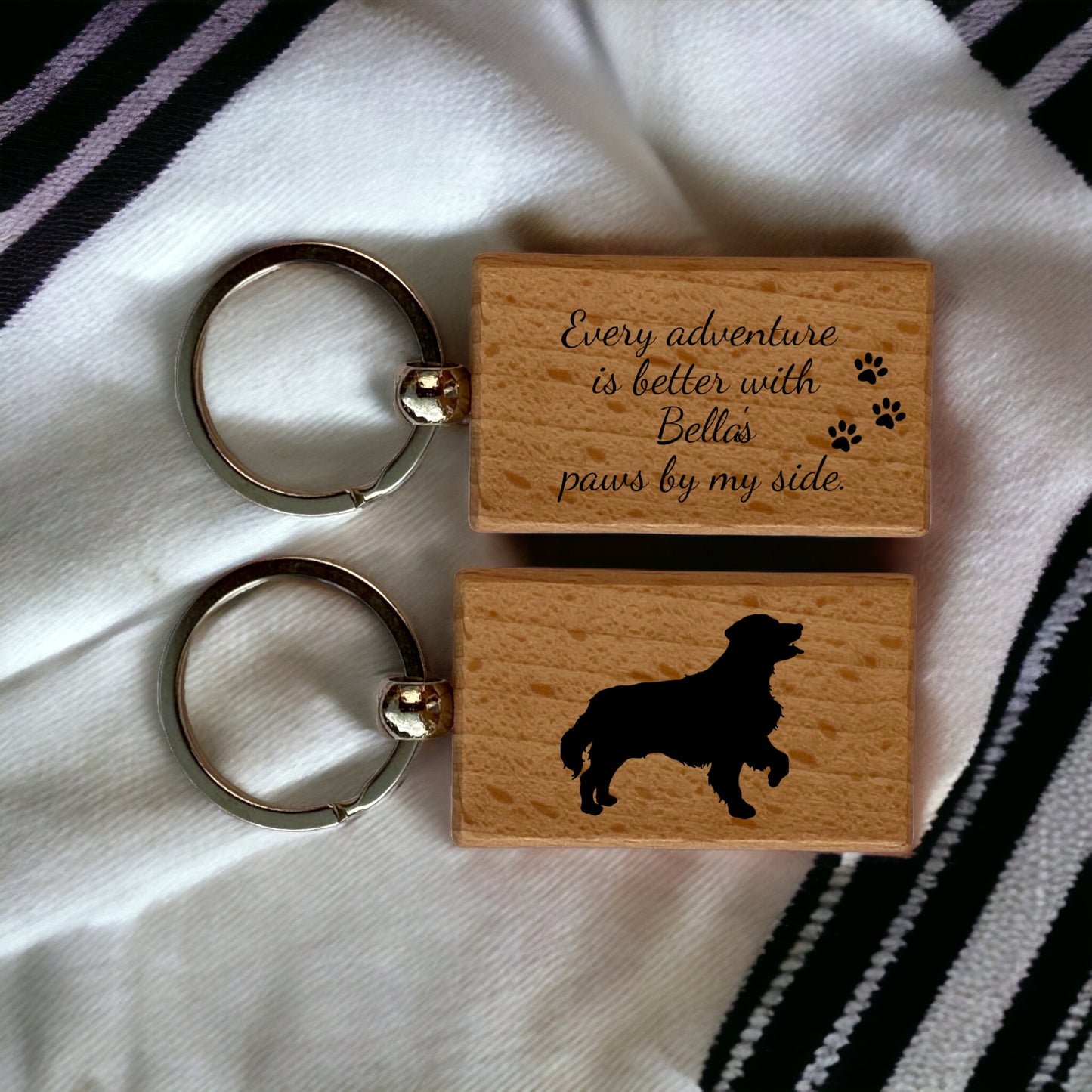 Personalised Key Ring - Ideal Gift for Dog Enthusiasts & Dog Lovers