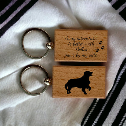 Personalised Key Ring - Ideal Gift for Dog Enthusiasts & Dog Lovers