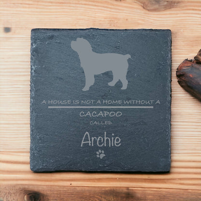 Personalised Slate Coasters - Ideal Gift for Dog Enthusiasts & Dog Lovers