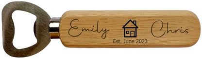 Personalised Wooden Bottle Opener – First Home