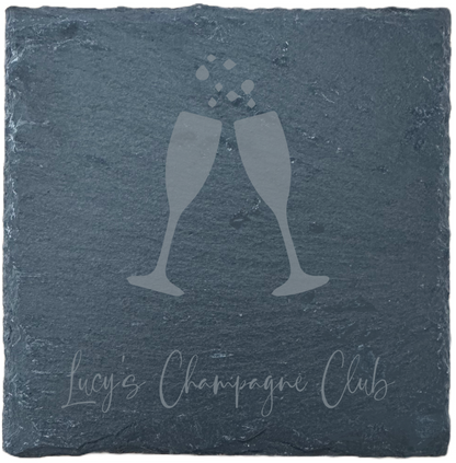 Slate Coaster - Drink - Champagne