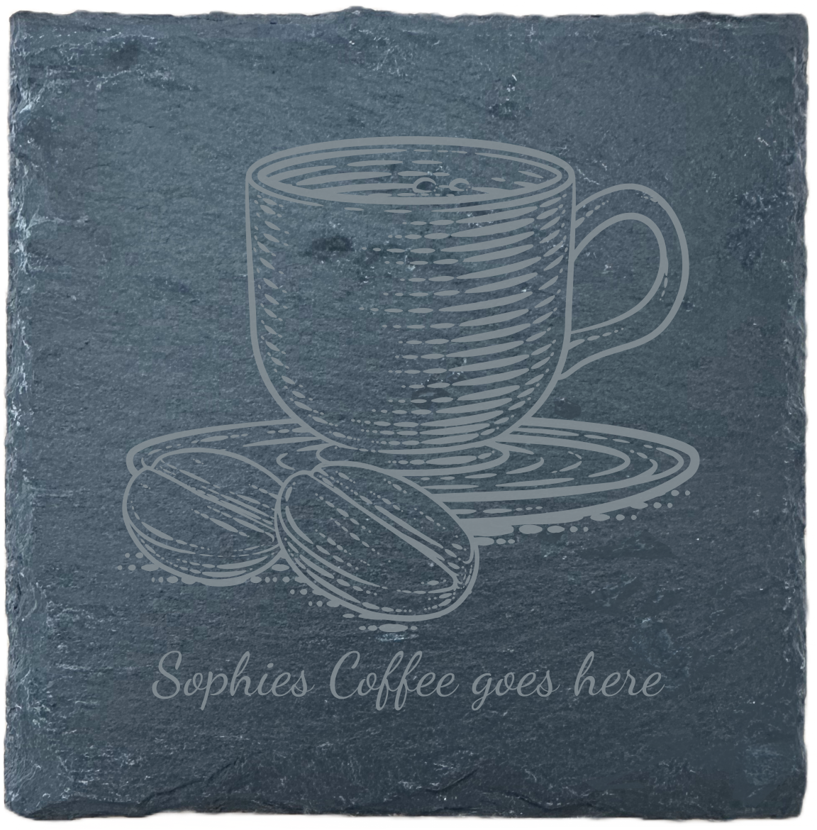 Slate Coaster - Drink - Coffee