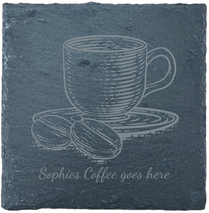 Slate Coaster - Drink - Coffee