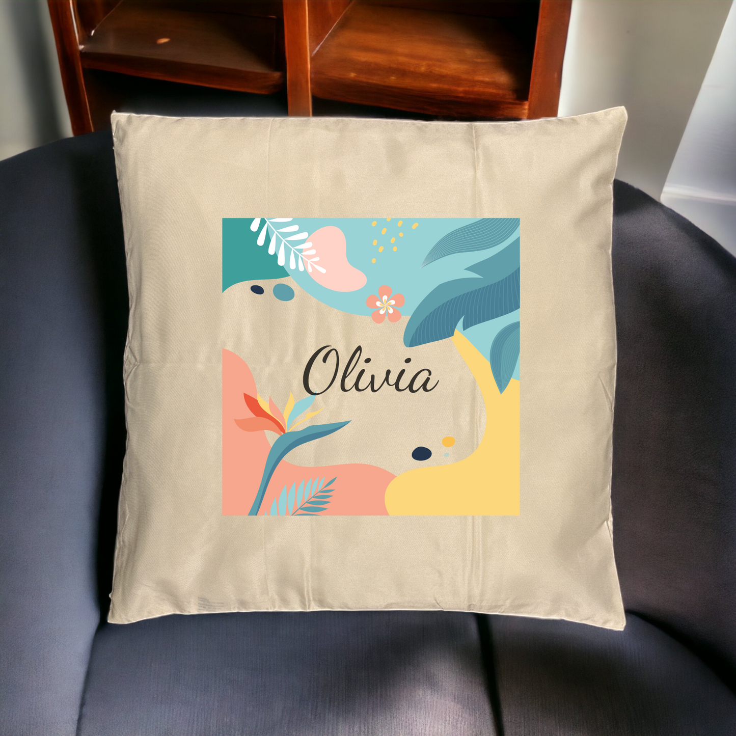 Personalised Cushion Cases - Pastel Print