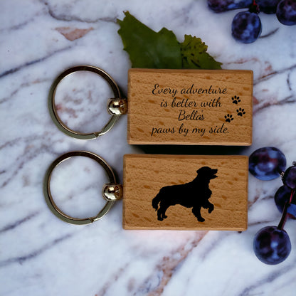 Personalised Key Ring - Ideal Gift for Dog Enthusiasts & Dog Lovers