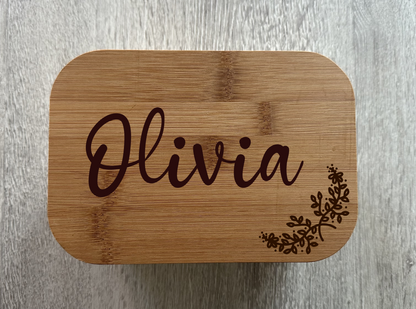 Personalised Lunch Box - Name and Border