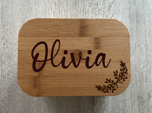 Personalised Lunch Box - Name and Border