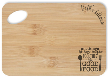 Personalised Chopping / Serving Boards - Good Food