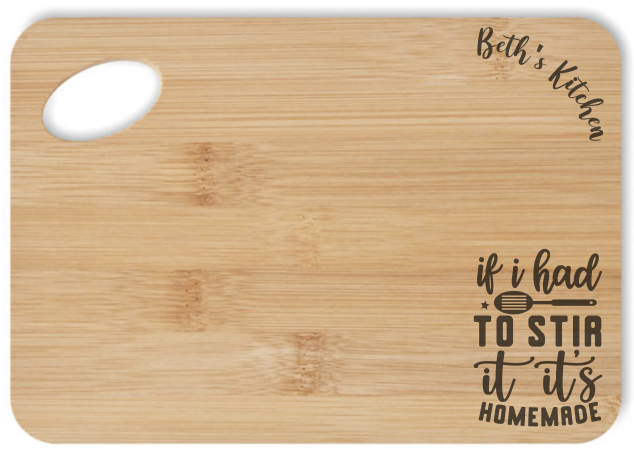 Personalised Chopping / Serving Boards - Had to Stir