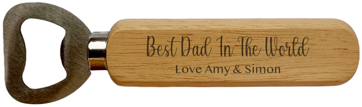 Personalised Bottle Opener - Best Dad in the World