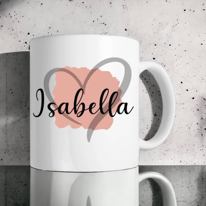 Personalised Mug - Pastel Background with Name