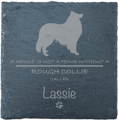 Personalised Slate Coasters - Ideal Gift for Dog Enthusiasts & Dog Lovers