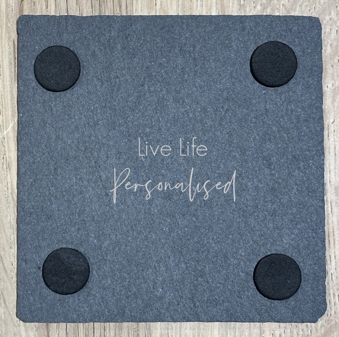 Our Personalised Memorial Slate Coaster