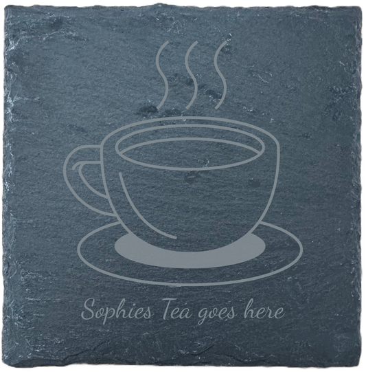 Slate Coaster - Drink - Tea