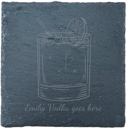 Slate Coaster - Drinks - Vodka