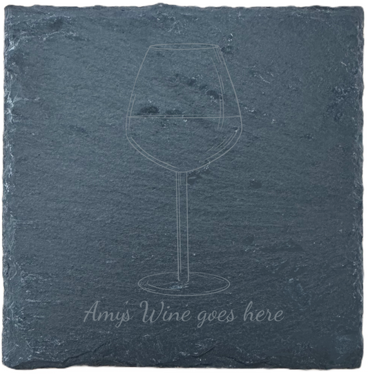 Slate Coaster - Drinks - Wine