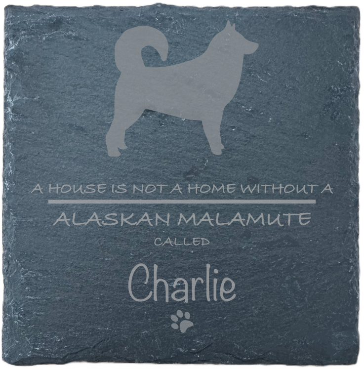 Personalised Slate Coasters - Ideal Gift for Dog Enthusiasts & Dog Lovers