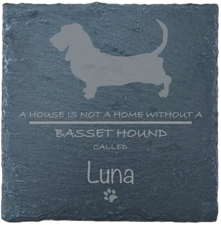 Personalised Slate Coasters - Ideal Gift for Dog Enthusiasts & Dog Lovers