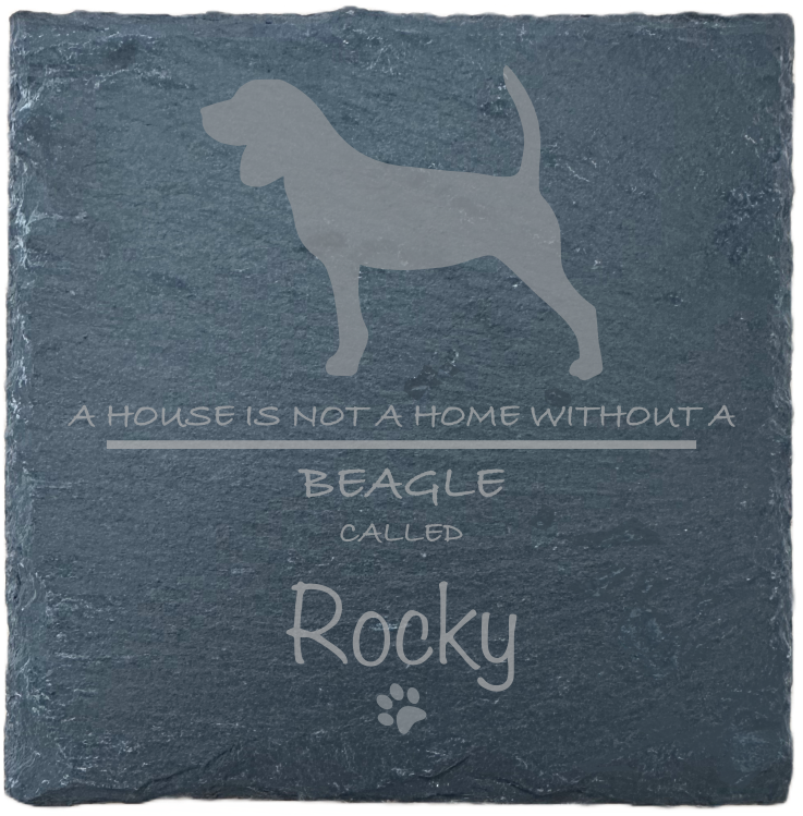 Personalised Slate Coasters - Ideal Gift for Dog Enthusiasts & Dog Lovers