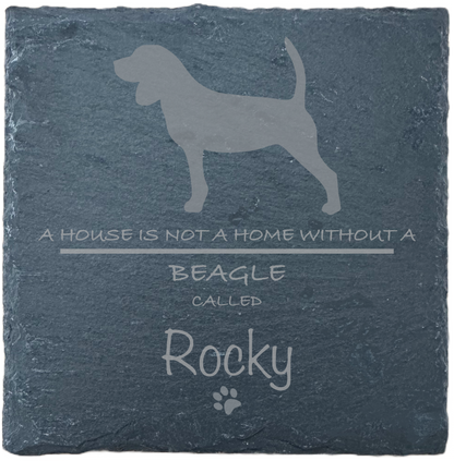 Personalised Slate Coasters - Ideal Gift for Dog Enthusiasts & Dog Lovers