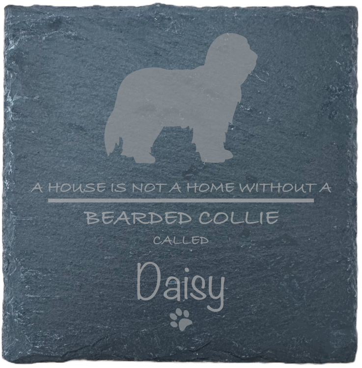 Personalised Slate Coasters - Ideal Gift for Dog Enthusiasts & Dog Lovers