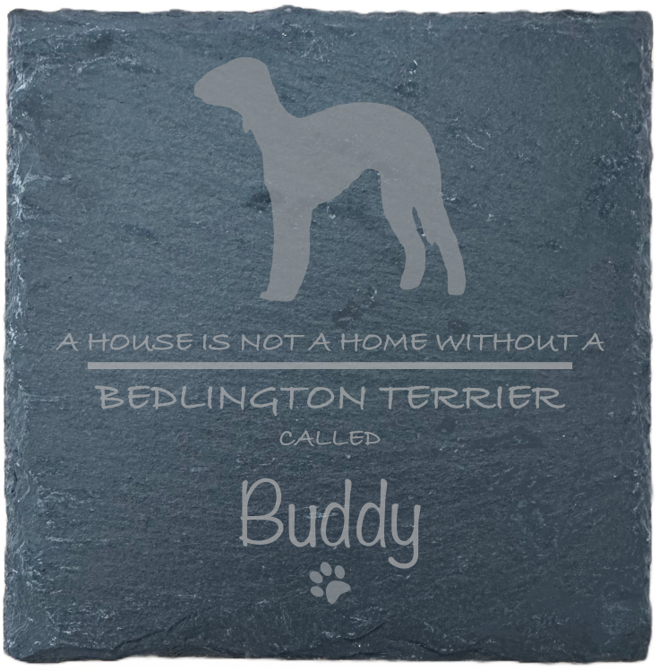 Personalised Slate Coasters - Ideal Gift for Dog Enthusiasts & Dog Lovers