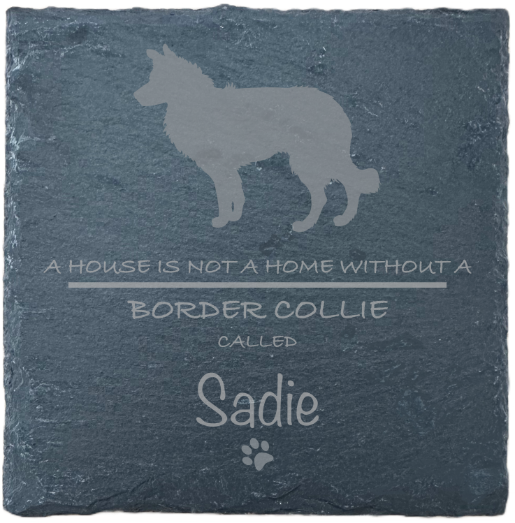 Personalised Slate Coasters - Ideal Gift for Dog Enthusiasts & Dog Lovers