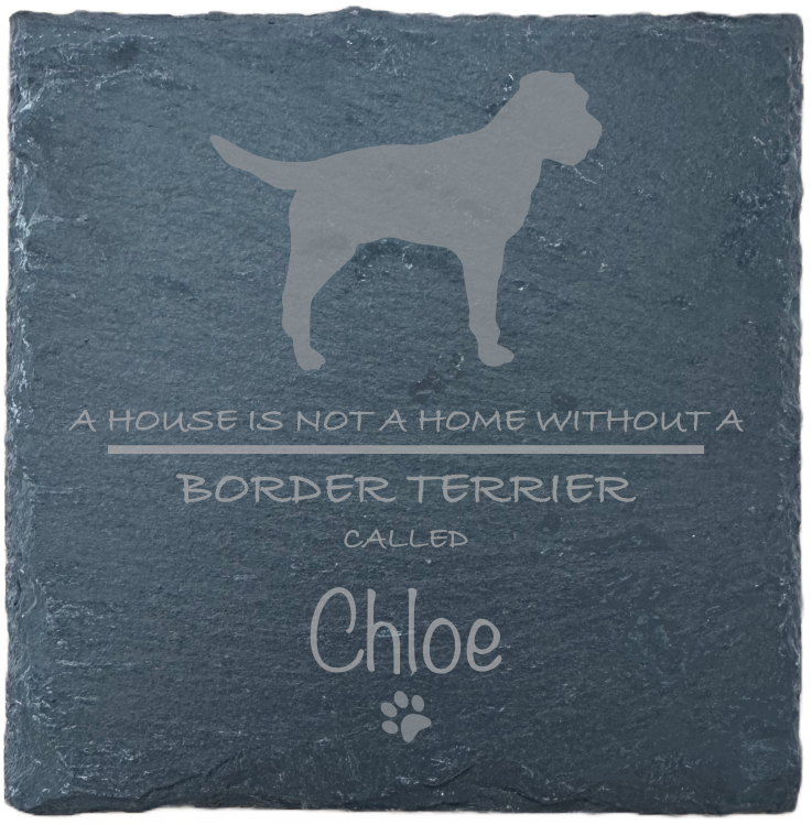 Personalised Slate Coasters - Ideal Gift for Dog Enthusiasts & Dog Lovers