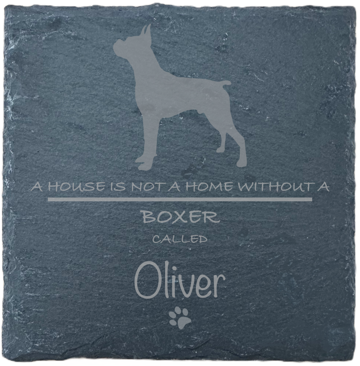 Personalised Slate Coasters - Ideal Gift for Dog Enthusiasts & Dog Lovers