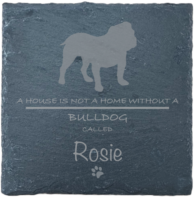 Personalised Slate Coasters - Ideal Gift for Dog Enthusiasts & Dog Lovers