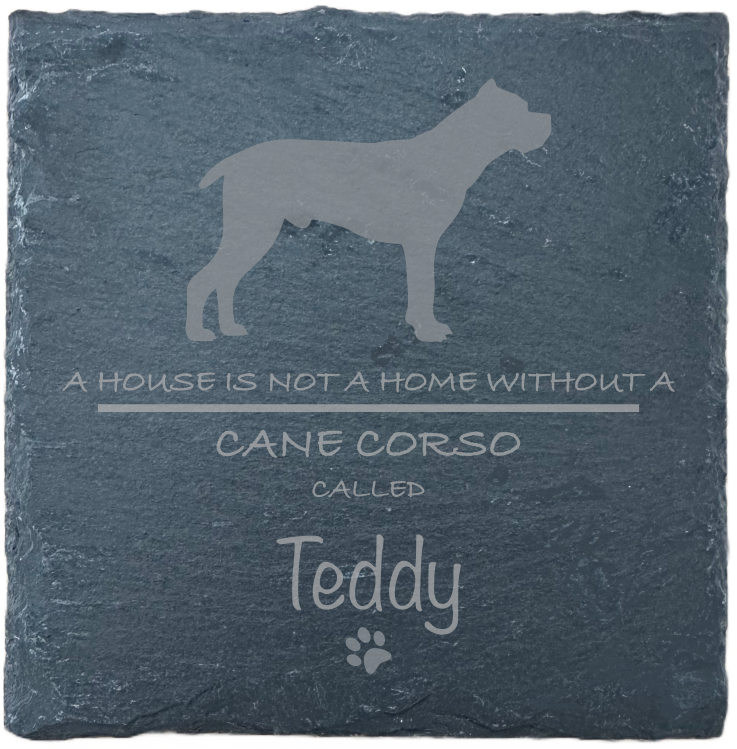 Personalised Slate Coasters - Ideal Gift for Dog Enthusiasts & Dog Lovers