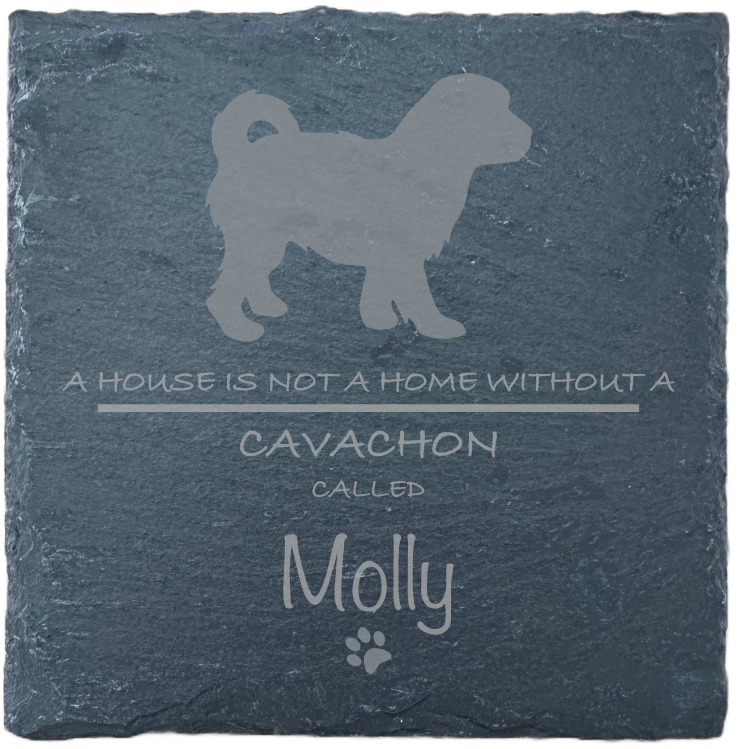 Personalised Slate Coasters - Ideal Gift for Dog Enthusiasts & Dog Lovers