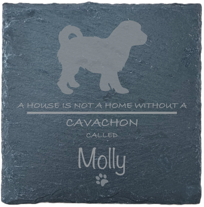 Personalised Slate Coasters - Ideal Gift for Dog Enthusiasts & Dog Lovers