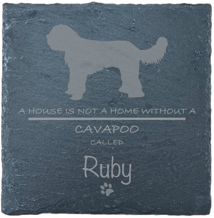 Personalised Slate Coasters - Ideal Gift for Dog Enthusiasts & Dog Lovers