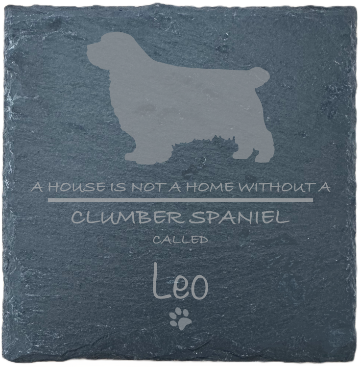 Personalised Slate Coasters - Ideal Gift for Dog Enthusiasts & Dog Lovers