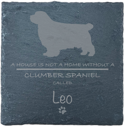 Personalised Slate Coasters - Ideal Gift for Dog Enthusiasts & Dog Lovers