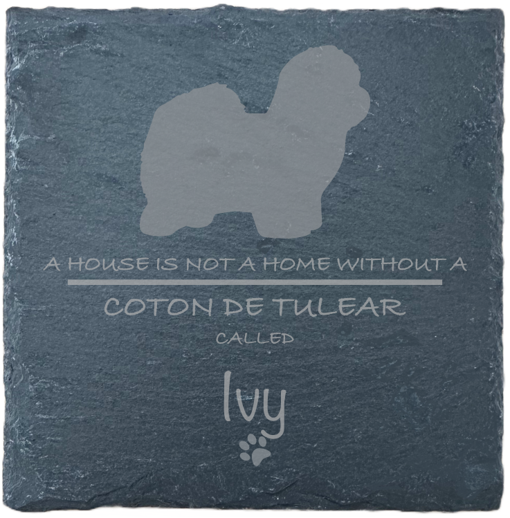 Personalised Slate Coasters - Ideal Gift for Dog Enthusiasts & Dog Lovers