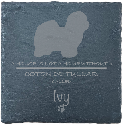 Personalised Slate Coasters - Ideal Gift for Dog Enthusiasts & Dog Lovers