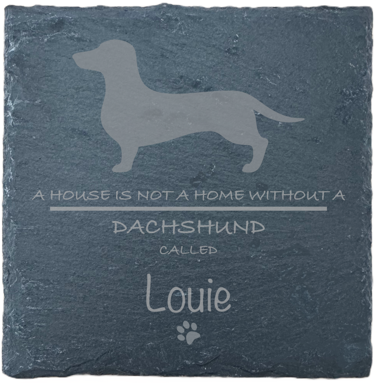 Personalised Slate Coasters - Ideal Gift for Dog Enthusiasts & Dog Lovers