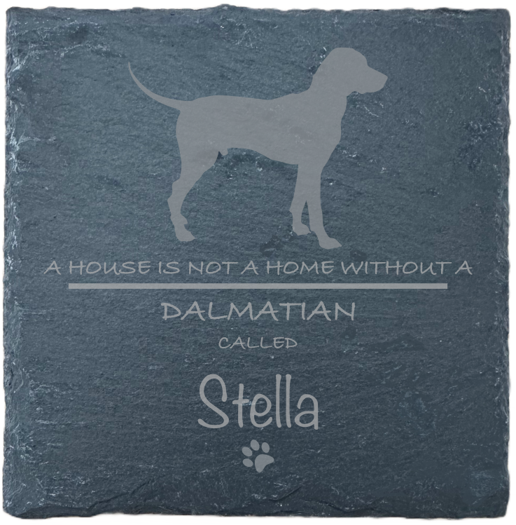 Personalised Slate Coasters - Ideal Gift for Dog Enthusiasts & Dog Lovers