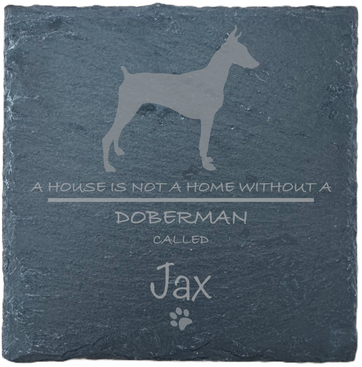 Personalised Slate Coasters - Ideal Gift for Dog Enthusiasts & Dog Lovers