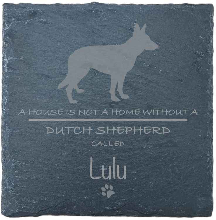 Personalised Slate Coasters - Ideal Gift for Dog Enthusiasts & Dog Lovers