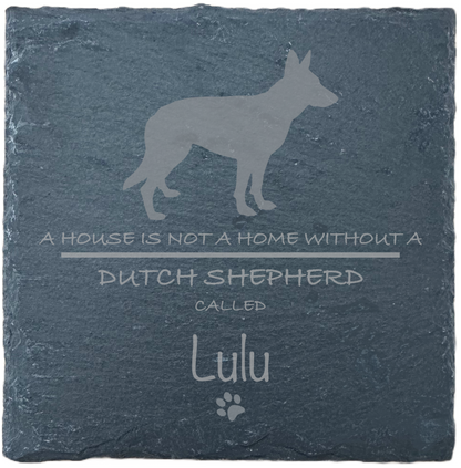 Personalised Slate Coasters - Ideal Gift for Dog Enthusiasts & Dog Lovers