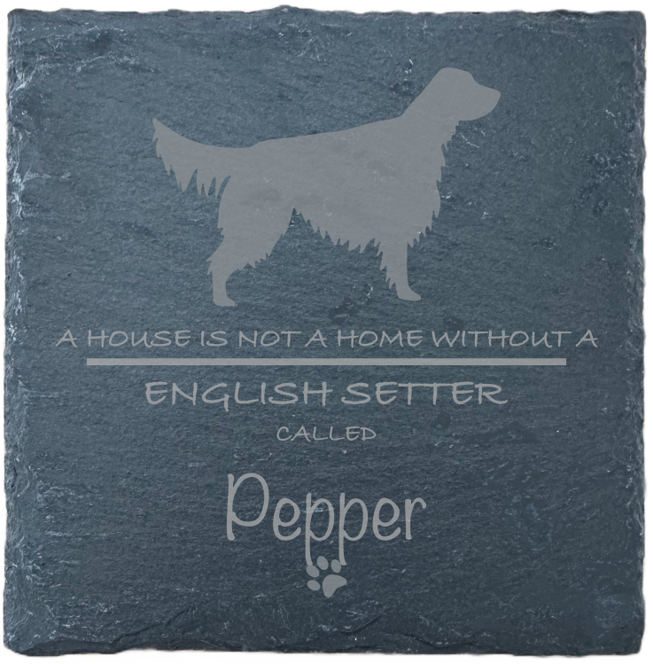 Personalised Slate Coasters - Ideal Gift for Dog Enthusiasts & Dog Lovers