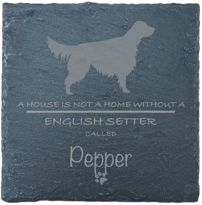 Personalised Slate Coasters - Ideal Gift for Dog Enthusiasts & Dog Lovers