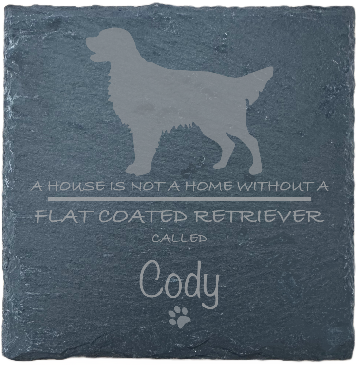 Personalised Slate Coasters - Ideal Gift for Dog Enthusiasts & Dog Lovers