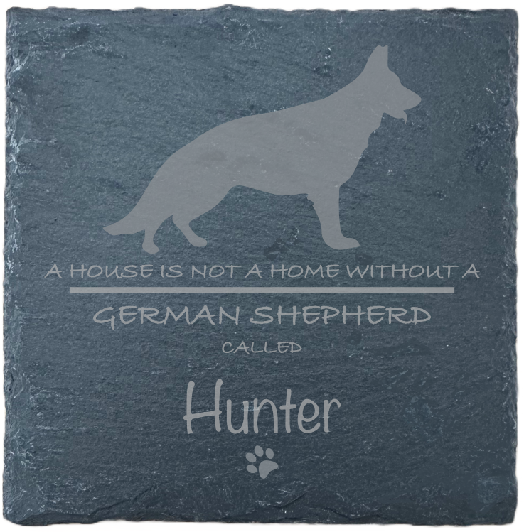 Personalised Slate Coasters - Ideal Gift for Dog Enthusiasts & Dog Lovers