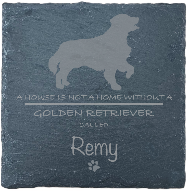 Personalised Slate Coasters - Ideal Gift for Dog Enthusiasts & Dog Lovers