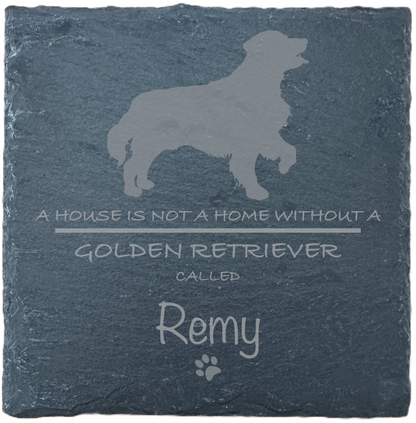 Personalised Slate Coasters - Ideal Gift for Dog Enthusiasts & Dog Lovers